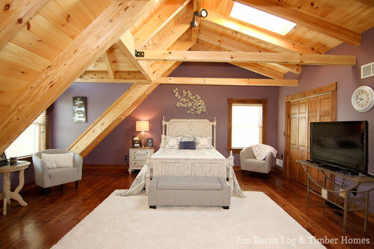 Delivery of the log package began on September 6, 2016. Zoltan was onsite to accept delivery of the logs, and Donnie and his crew began building that day. Donnie and his men worked from daylight to dark every day and built us a wonderful new home. The house was finished and we moved in early May 2017. We would like to thank Jim Barna Log Systems and all the associates we worked with on our homes, old and new. Barna has a spirit of pride and integrity and we knew we were in good hands. Sincerely, Jim and Mariellen Yates